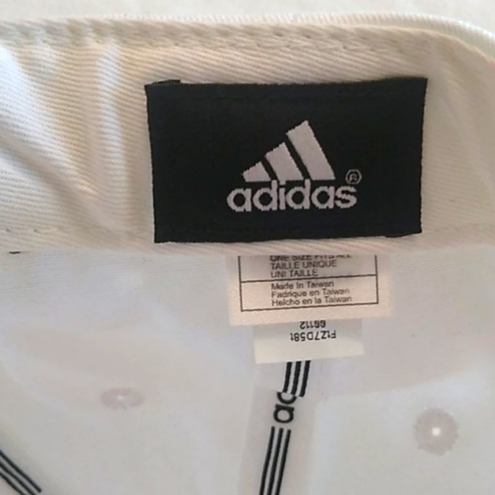 Adidas Hat Cap One Size White Color - Picture 6 of 7